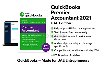 QuickBooks Premier Accountant 2021 – UAE Edition (Lifetime License)