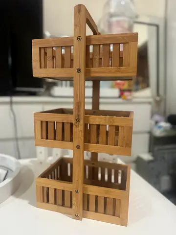 Charming Bamboo Storage Rack for Home Organization