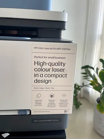 Compact HP Color Laser Printer for Small Business