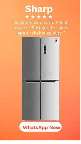 Sharp Jtech Inverter Refrigerator