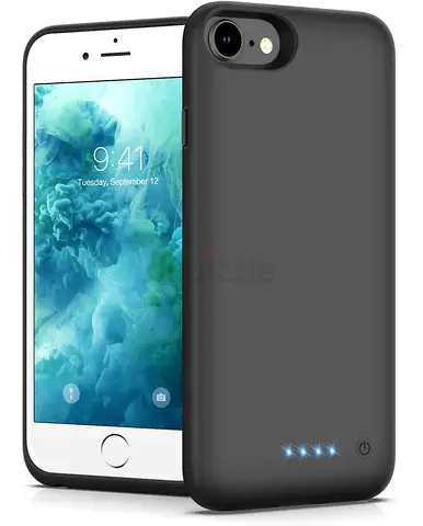Battery Case for iPhone 6/6s/7/8, [Upgraded 6000mAh] Portable Ultra-Slim Protective Charging Case