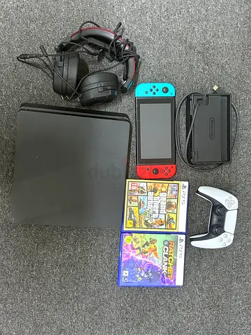 Gaming Bundle | PS4 + Nintendo Switch + Games + Headset