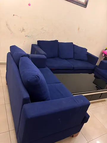 Comfortable Blue Sectional Sofa for Sale
