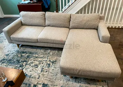 West elm Eddy L shape sofa