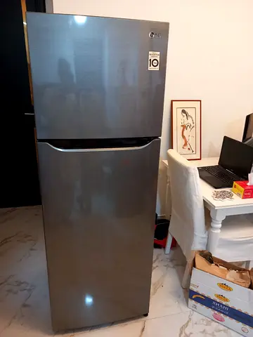 LG two door fridge freezer inverter technology latest model 60cm width 170cm height 402 litres