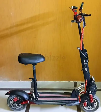 Electric Scooter with Comfortable Seat