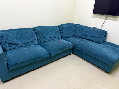 Comfortable Blue Corner Sofa for Sale