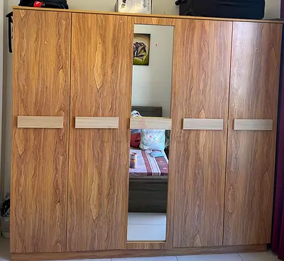 5 door real wood cupboard