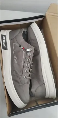 Comfortable Grey and black Sneakers for Sale