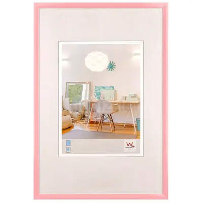 Charming Pink Framed Art Print for a Cozy Touch