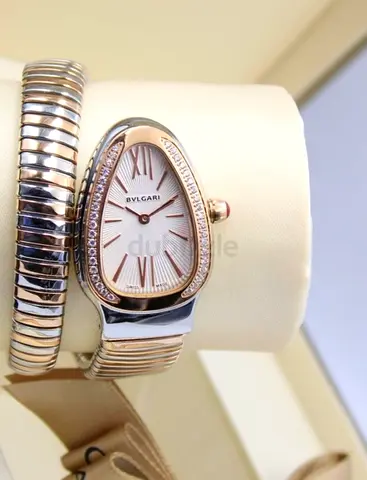 Elegant Bvlgari Diamond-Accented Watch