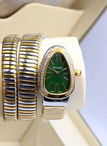 Elegant Bvlgari Watch with Gold Bracelet(replica)