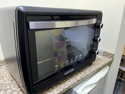 Oven 70L Double Glass Door with  Rotisserie