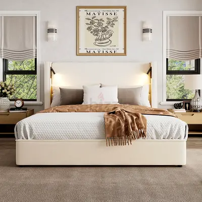New beige colour 180*200 king size Bed
