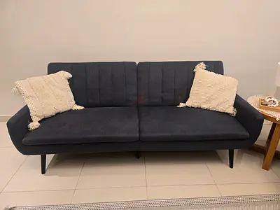 Comfortable Grey Sofa with bed