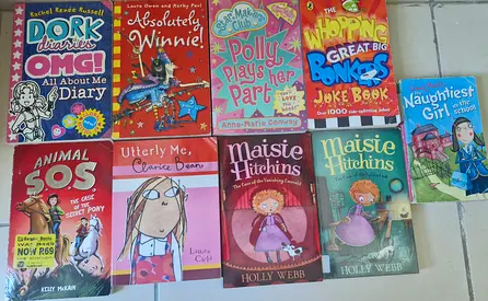 Books for girls age 6-10 years excellent condition