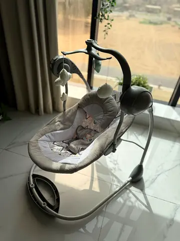 Baby Swing Chair with Hanging Toys  Music – Gently Used