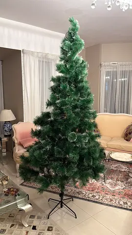 Christmas Tree 2.2m with tree ornaments, Xmas tree, Xmas, tree