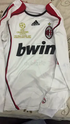 Ac Milan 2007 long sleeve final shirt football shirt