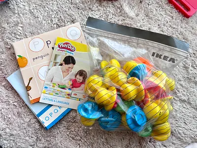 Play dough Letters  Language set