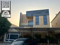 Villa for rent in Al Yasmin, 5 master bedrooms, living room, majlis, kitchen and maid's room