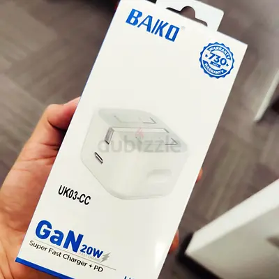 Baiko GaN 20W Super Fast Charger for Quick Power Boosts