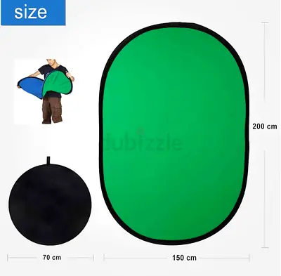Portable Green Screen Background for Photography and Video Production