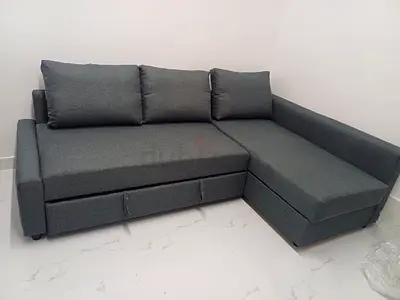 L shape sofa bed with storage