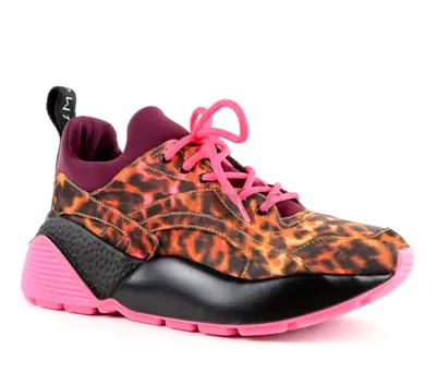 Trendy Womens Sneakers with Animal Print Design