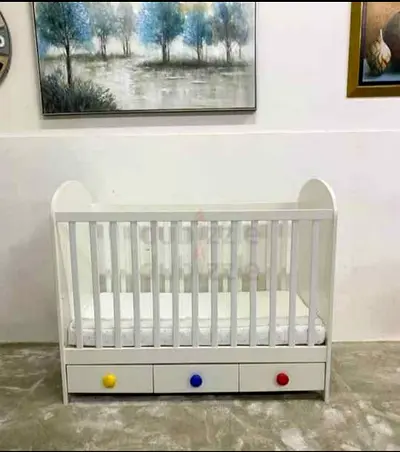 IKEA GONATT CRIB WITH DRAWERS