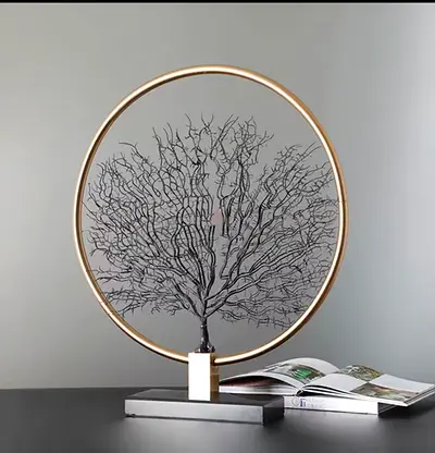 Elegant Metal Tree Sculpture for Home Decor