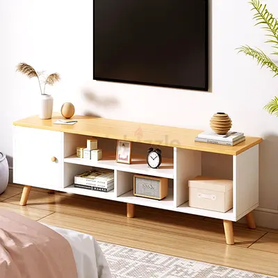 Sleek Modern TV Stand with Storage