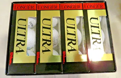 NEW-Wilson Ultra 90 - 12(box of 4 Sleeves, 3 Balls each) -USA