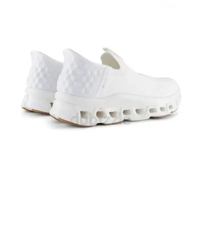 Mandoos White Slip-On Sneakers