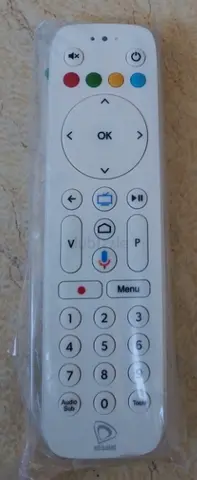 Remote control for TV receiver