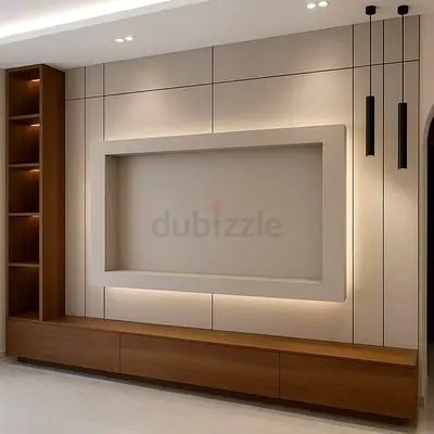 Sleek Entertainment Center with Modern Design