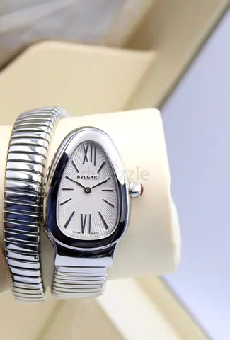 Elegant Bvlgari Silver Watch