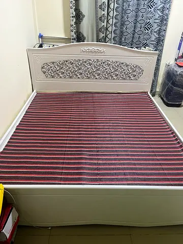 King size bed and mattress