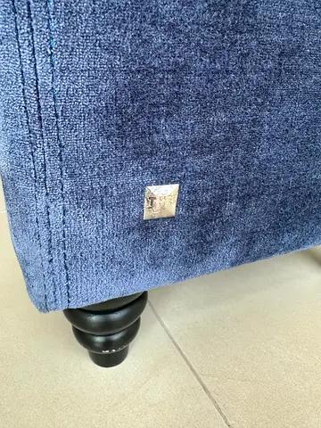 Elegant Blue storage stool from The One