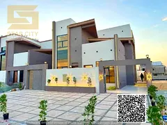 A beautifully designed modern villa for sale in Al Helio 2, Ajman, located in a quiet residential ar