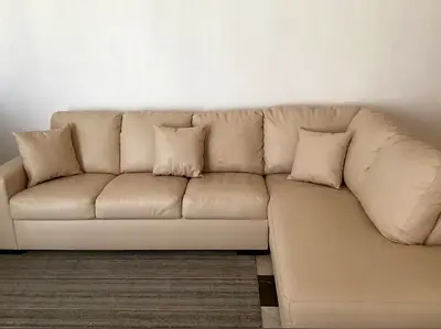 Comfortable Beige Sectional Sofa for Sale