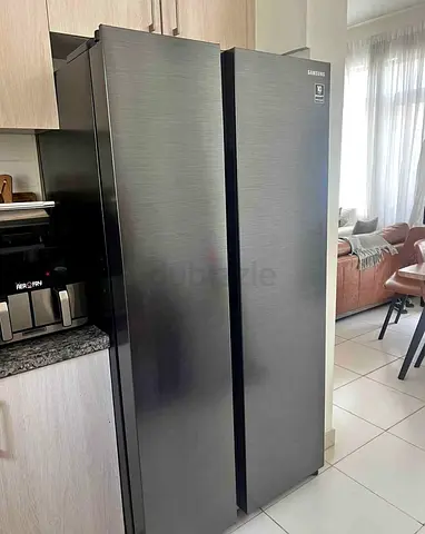 Samsung Latest Model Side By Side Refrigerator Gray Color
