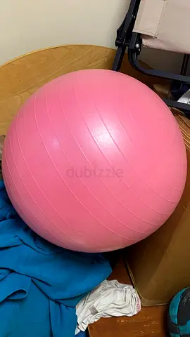 Bright Pink Exercise Stability Ball