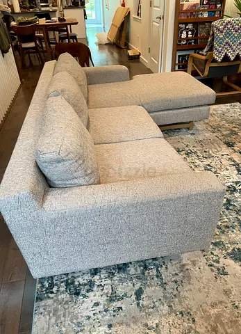 West elm Eddy L shape sofa