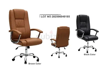 Executive leather revolving chair