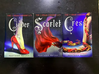 The Lunar Chronicles Trilogy: Cinder, Scarlet, and Cress