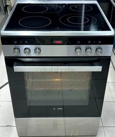 Siemens New Model Electric Ceramic Stove 4 Burners 60×60cm Mint Condition