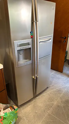Sleek Silver Refrigerator for Sale