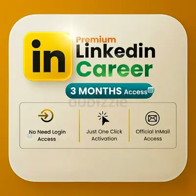 LinkedIn Career Premium – 3 Months Plan only| Official Access Using Voucher Link