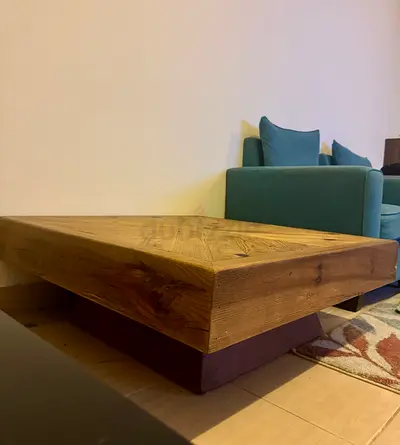 Handcrafted Wooden Coffee Table